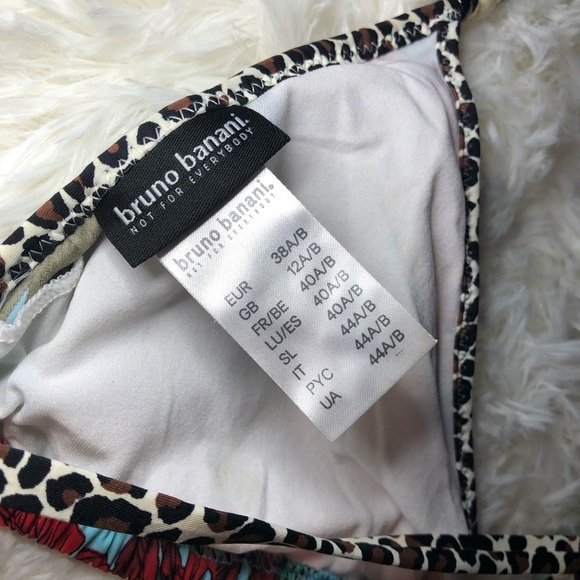Bruno Banani Tropical Floral Bikini Top 38/A/B NWOT - Picture 9 of 14